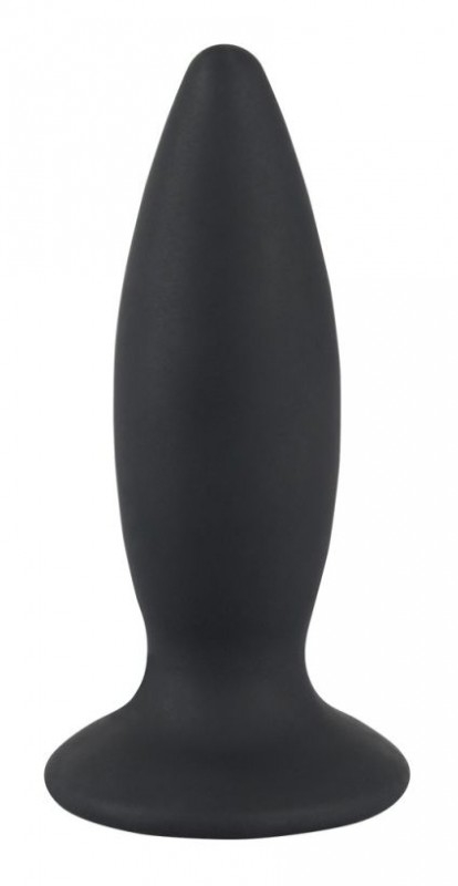 Пробка с вибрацией "Black Velvets Medium" черная 