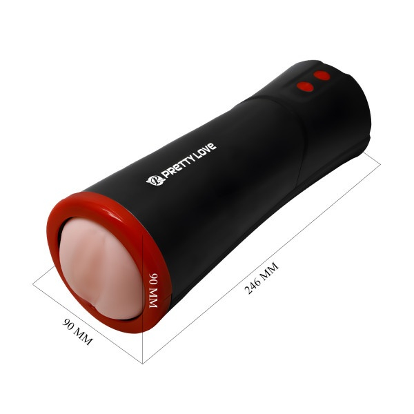 Мега мастурбатор с движением "Pretty Love Ozzy" реалистичная вагина + наушники 